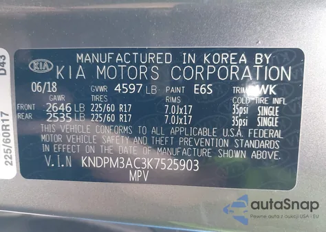 2019 Kia Sportage Lx from USA, damaged, VIN KNDPM3AC3K7525903